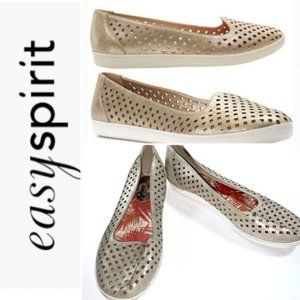 Easy Spirit Metallic Gold Flats Size 7.5